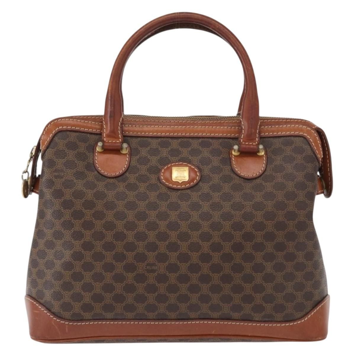 Celine Celine Vintage Macadam Handbag Canvas and Leather Size ONE SIZE - 19 Thumbnail