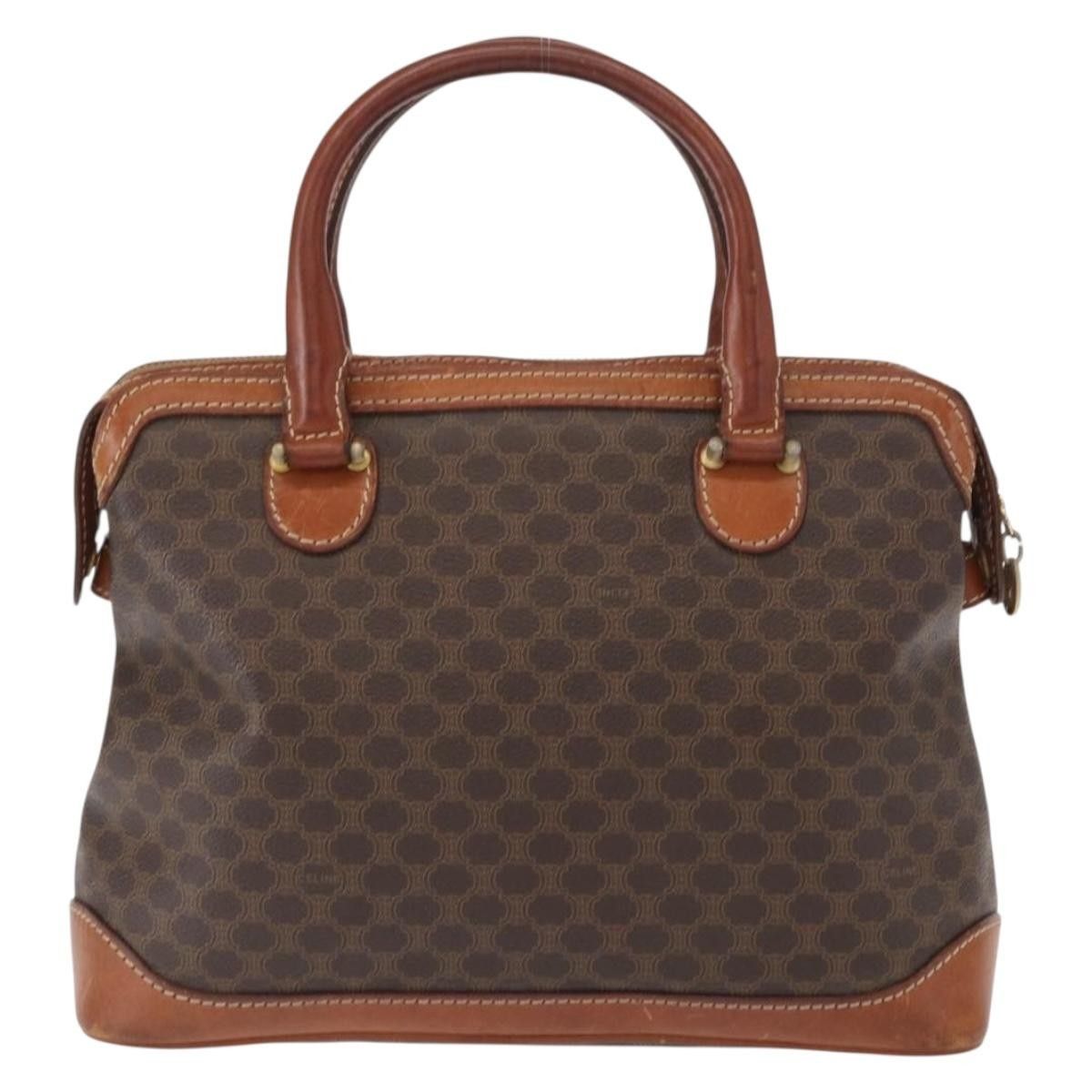 Celine Celine Vintage Macadam Handbag Canvas and Leather Size ONE SIZE - 2 Thumbnail