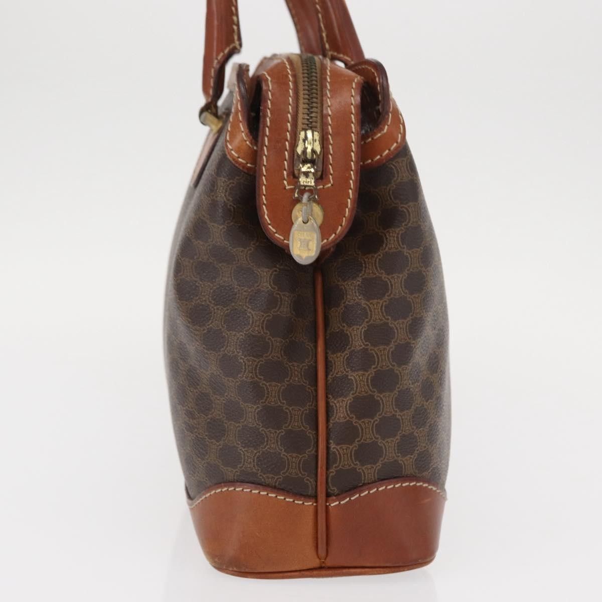 Celine Celine Vintage Macadam Handbag Canvas and Leather Size ONE SIZE - 4 Thumbnail