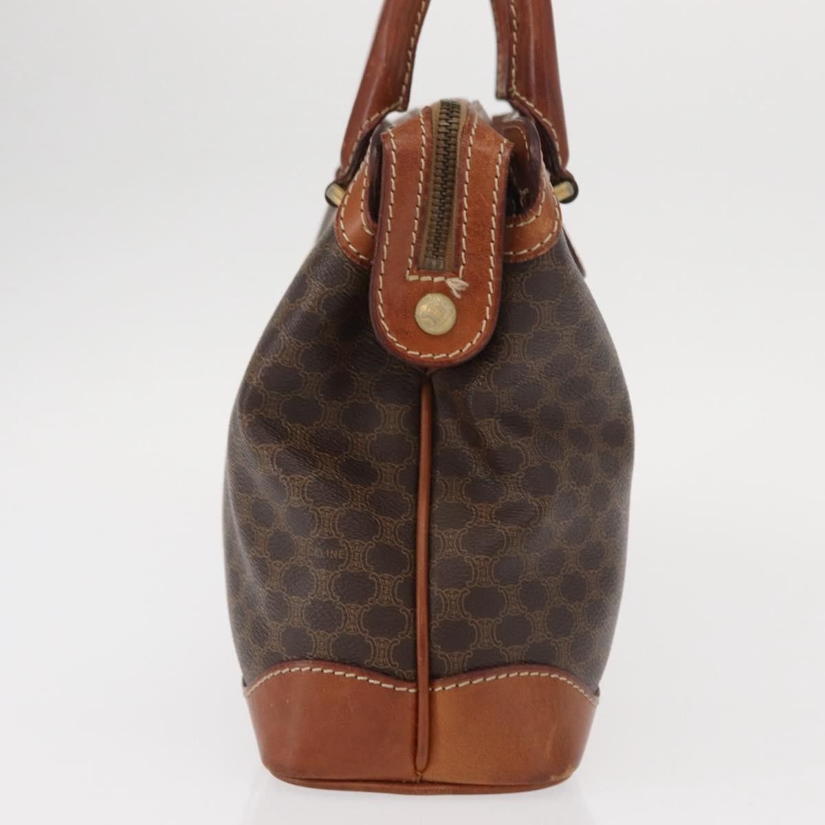 Celine Celine Vintage Macadam Handbag Canvas and Leather Size ONE SIZE - 3 Thumbnail