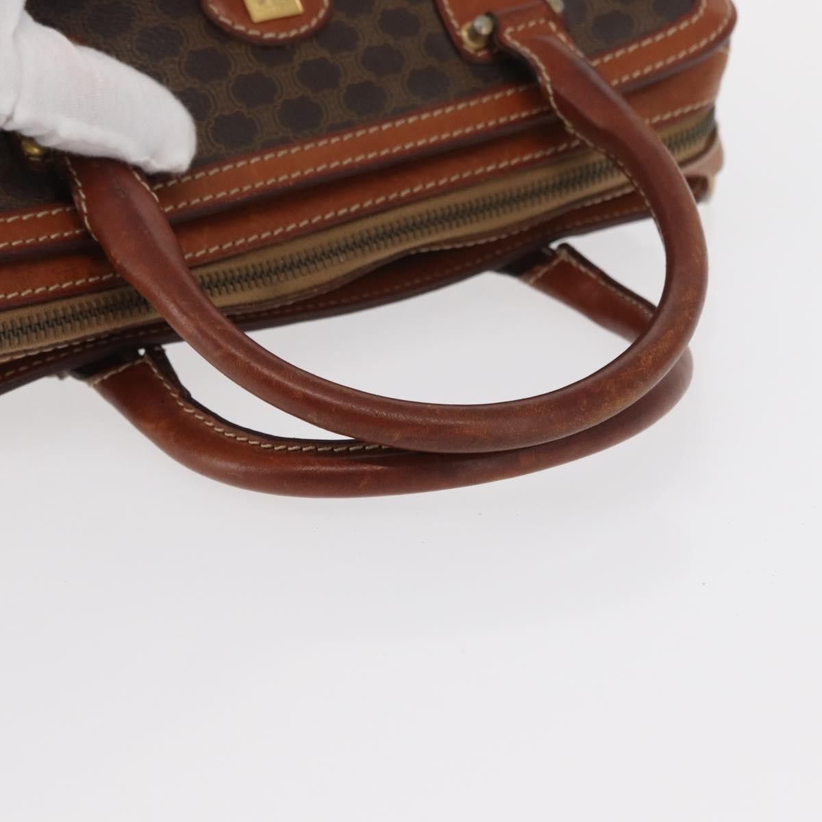 Celine Celine Vintage Macadam Handbag Canvas and Leather Size ONE SIZE - 8 Thumbnail