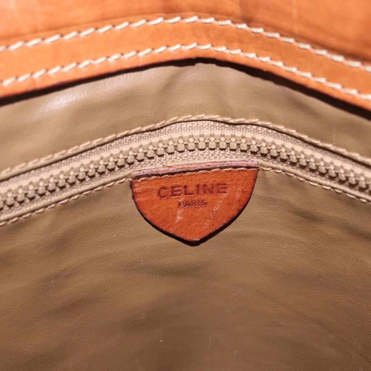 Celine Celine Vintage Macadam Handbag Canvas and Leather Size ONE SIZE - 6 Thumbnail