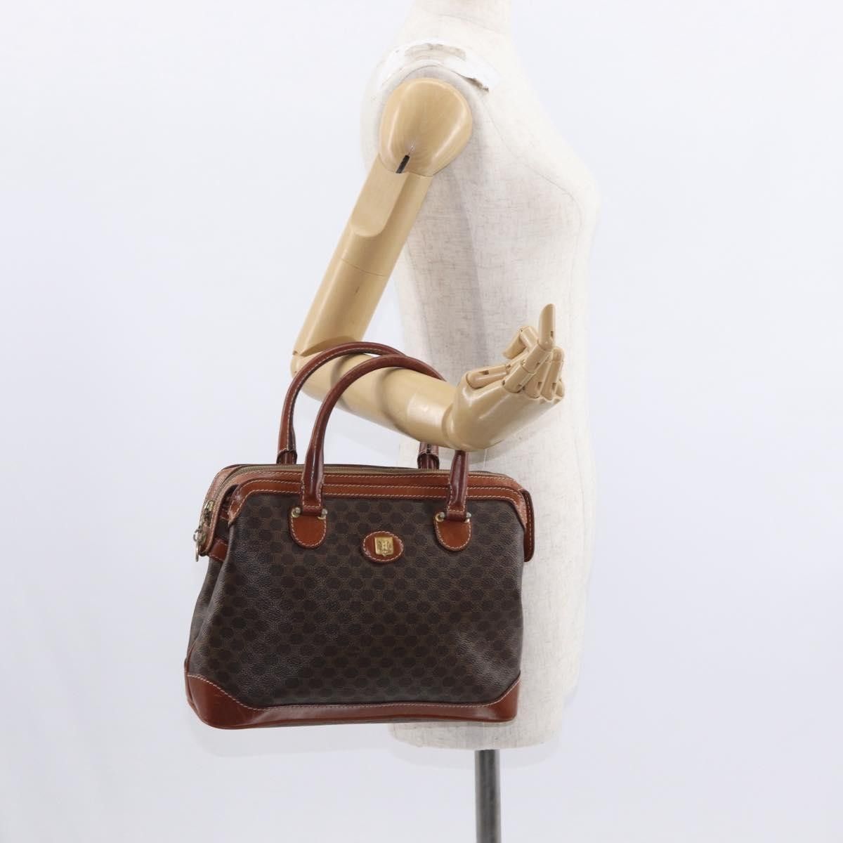 Celine Celine Vintage Macadam Handbag Canvas and Leather Size ONE SIZE - 14 Thumbnail