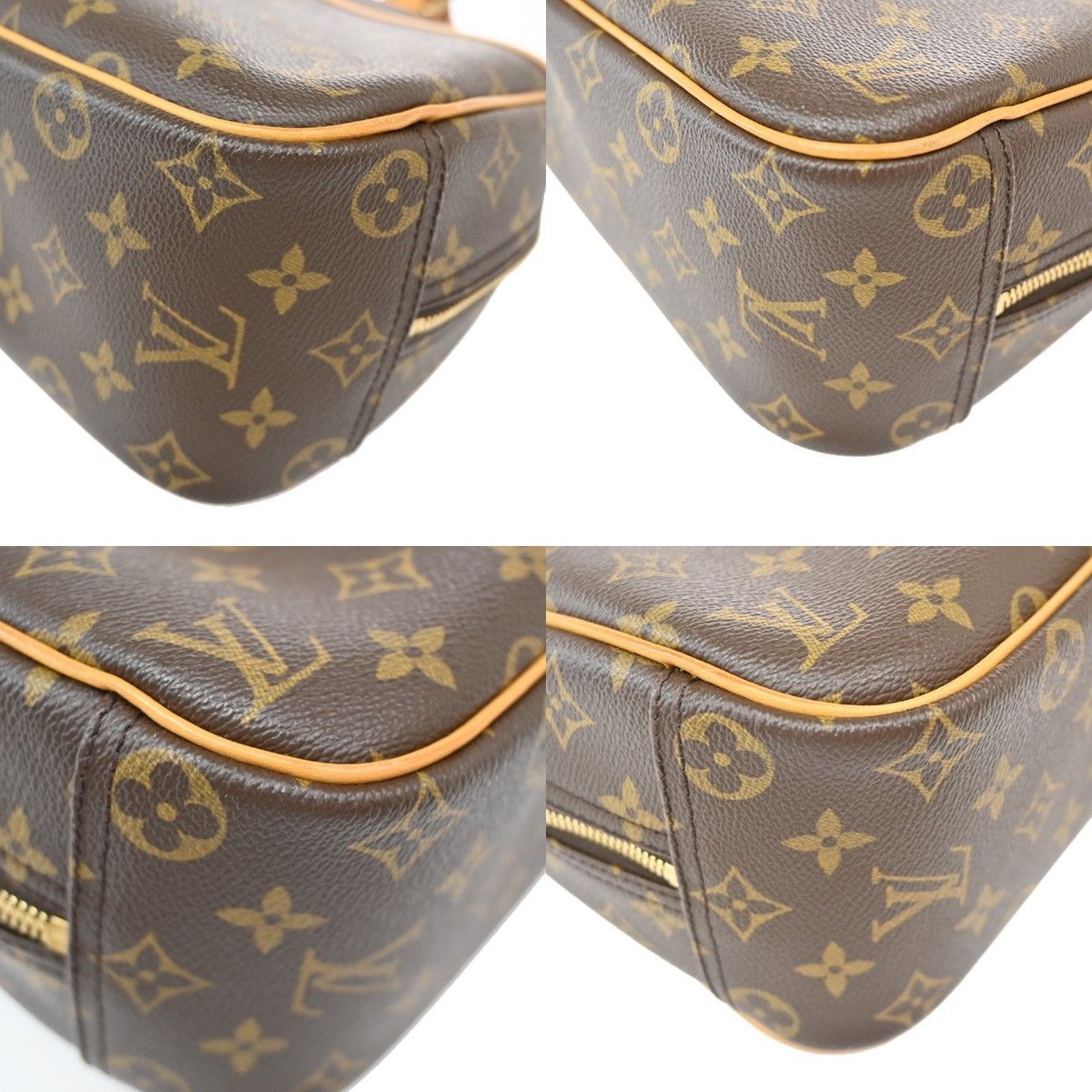 Louis Vuitton Louis Vuitton Trouville Handbag Monogram Canvas Size ONE SIZE - 9 Thumbnail