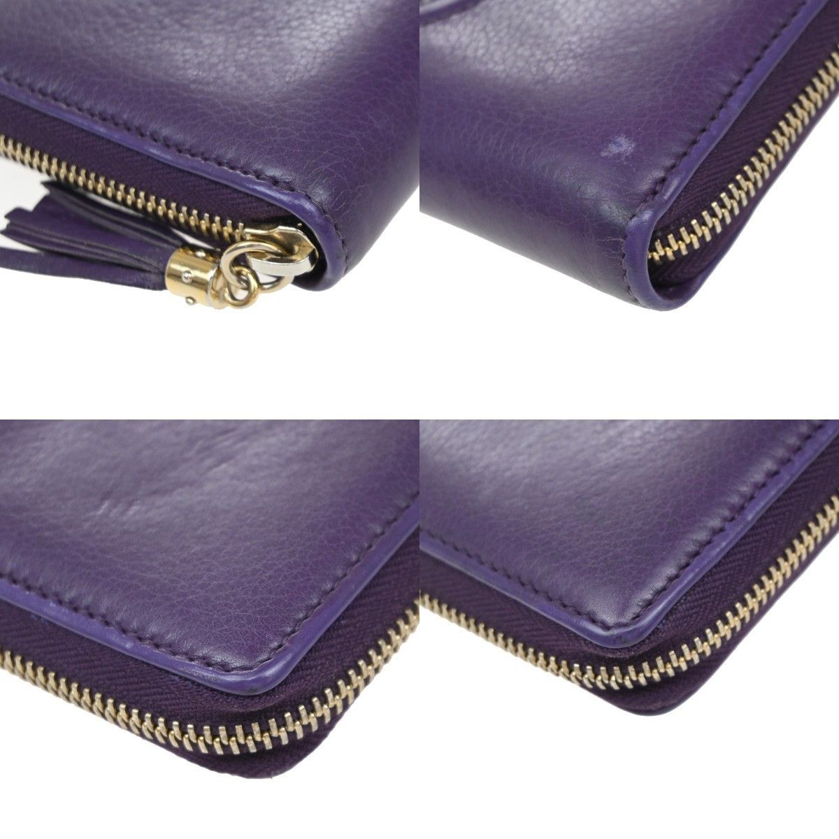 Gucci Gucci Soho Zip Around Wallet Leather Size ONE SIZE - 8 Thumbnail