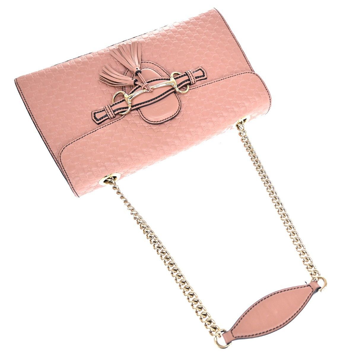 Gucci Gucci Emily Chain Flap Bag Microguccissima Leather Size ONE SIZE - 8 Thumbnail