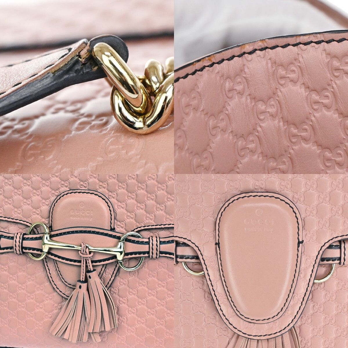 Gucci Gucci Emily Chain Flap Bag Microguccissima Leather Size ONE SIZE - 11 Thumbnail