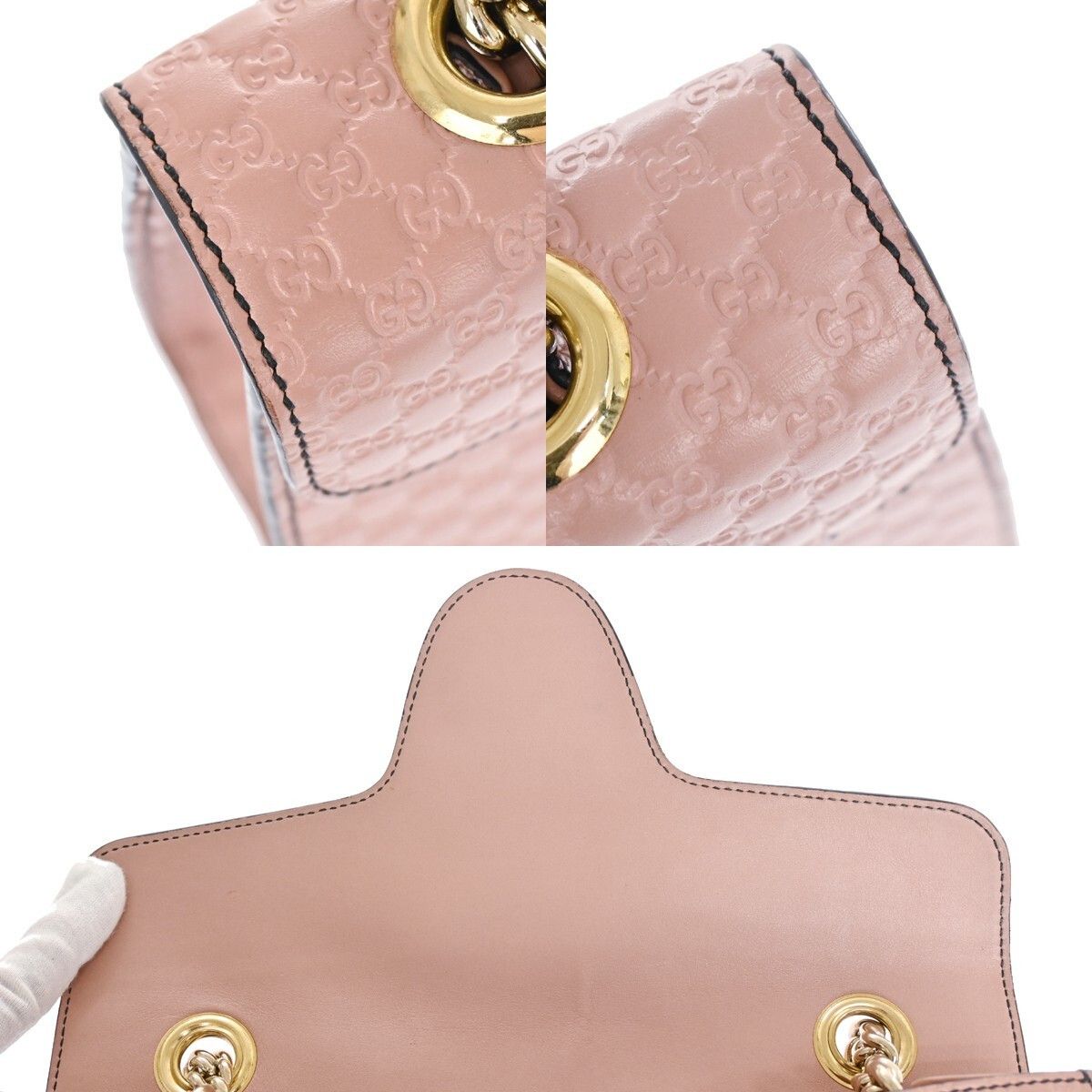 Gucci Gucci Emily Chain Flap Bag Microguccissima Leather Size ONE SIZE - 14 Thumbnail
