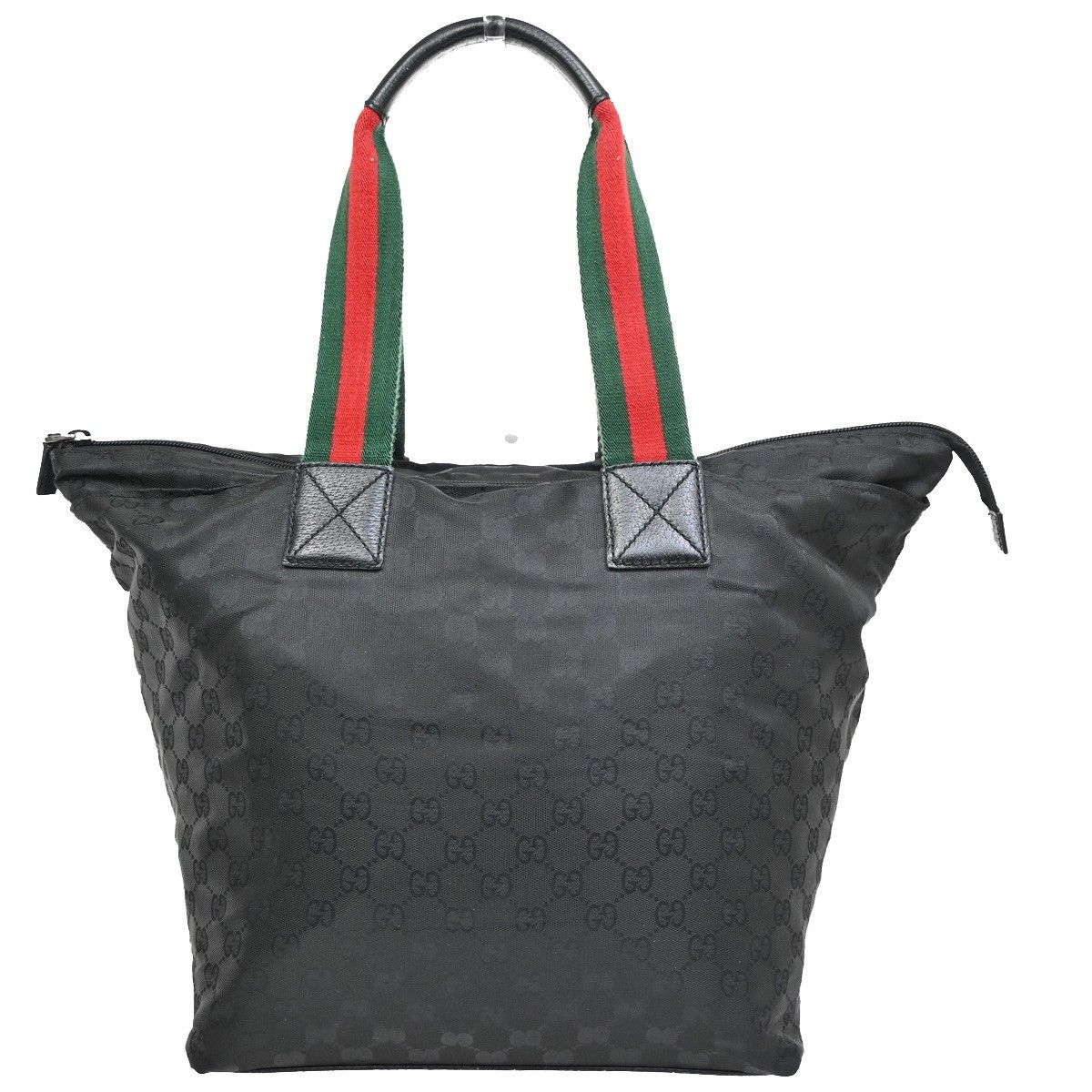 Gucci Gucci Web Zip Tote GG Canvas Size ONE SIZE - 2 Thumbnail