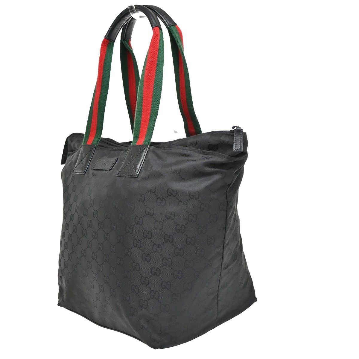 Gucci Gucci Web Zip Tote GG Canvas Size ONE SIZE - 3 Thumbnail
