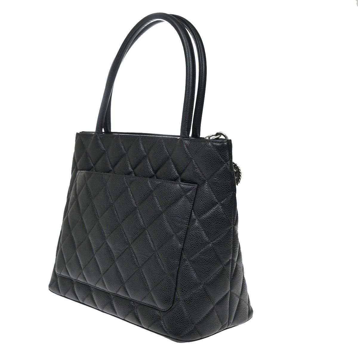 Chanel Chanel Medallion Tote Quilted Caviar Size ONE SIZE - 4 Thumbnail