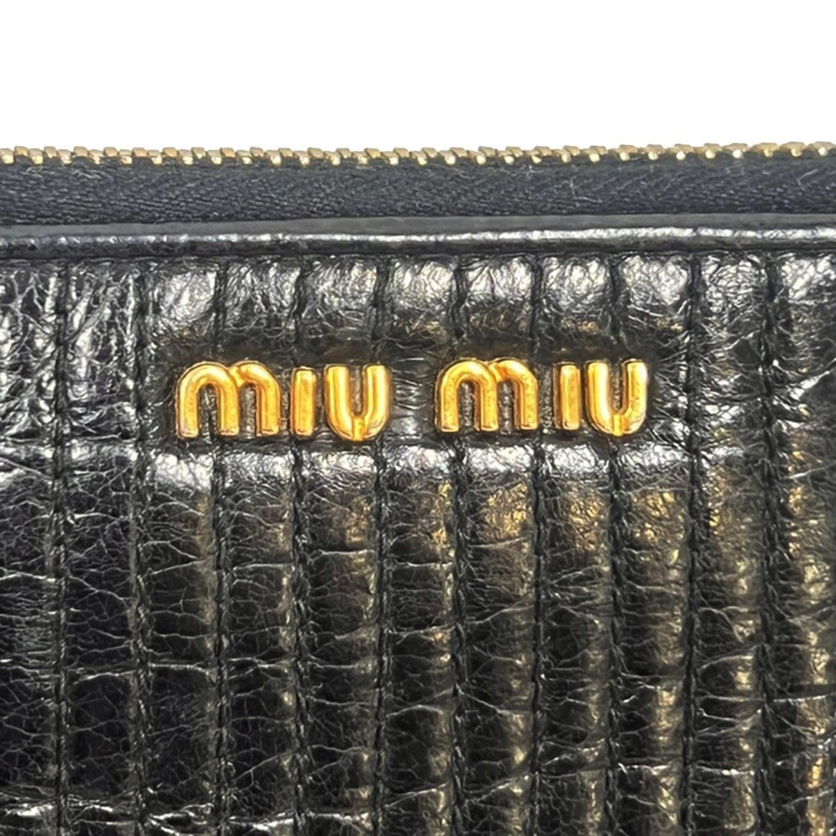 Miu Miu Miu Miu Matelasse Wallet Leather Size ONE SIZE - 9 Thumbnail