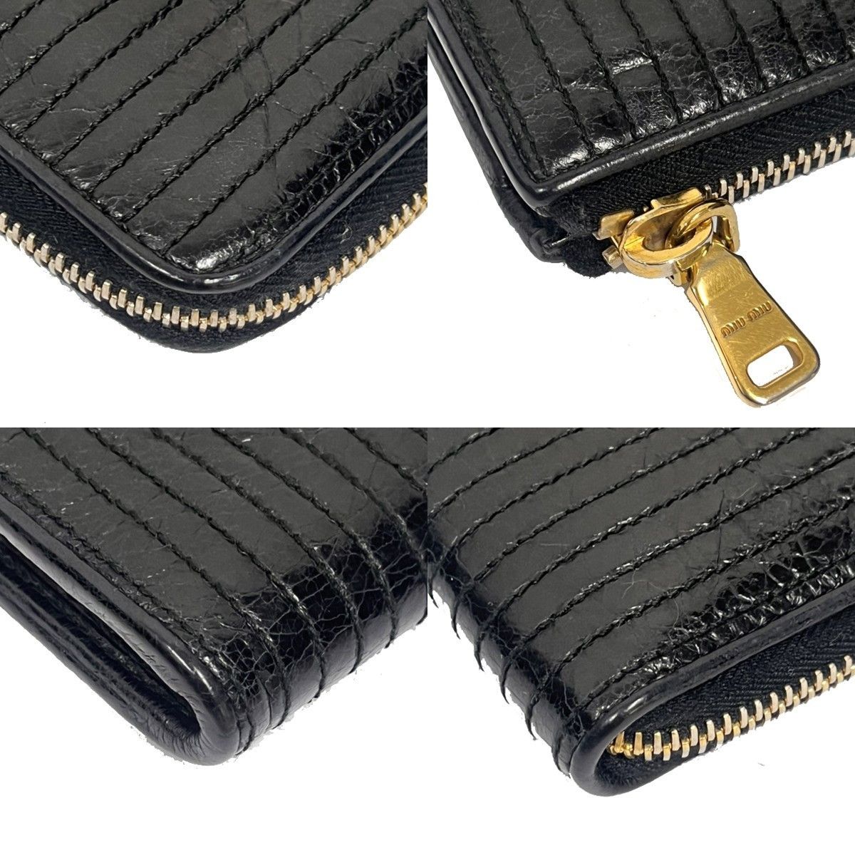 Miu Miu Miu Miu Matelasse Wallet Leather Size ONE SIZE - 8 Thumbnail