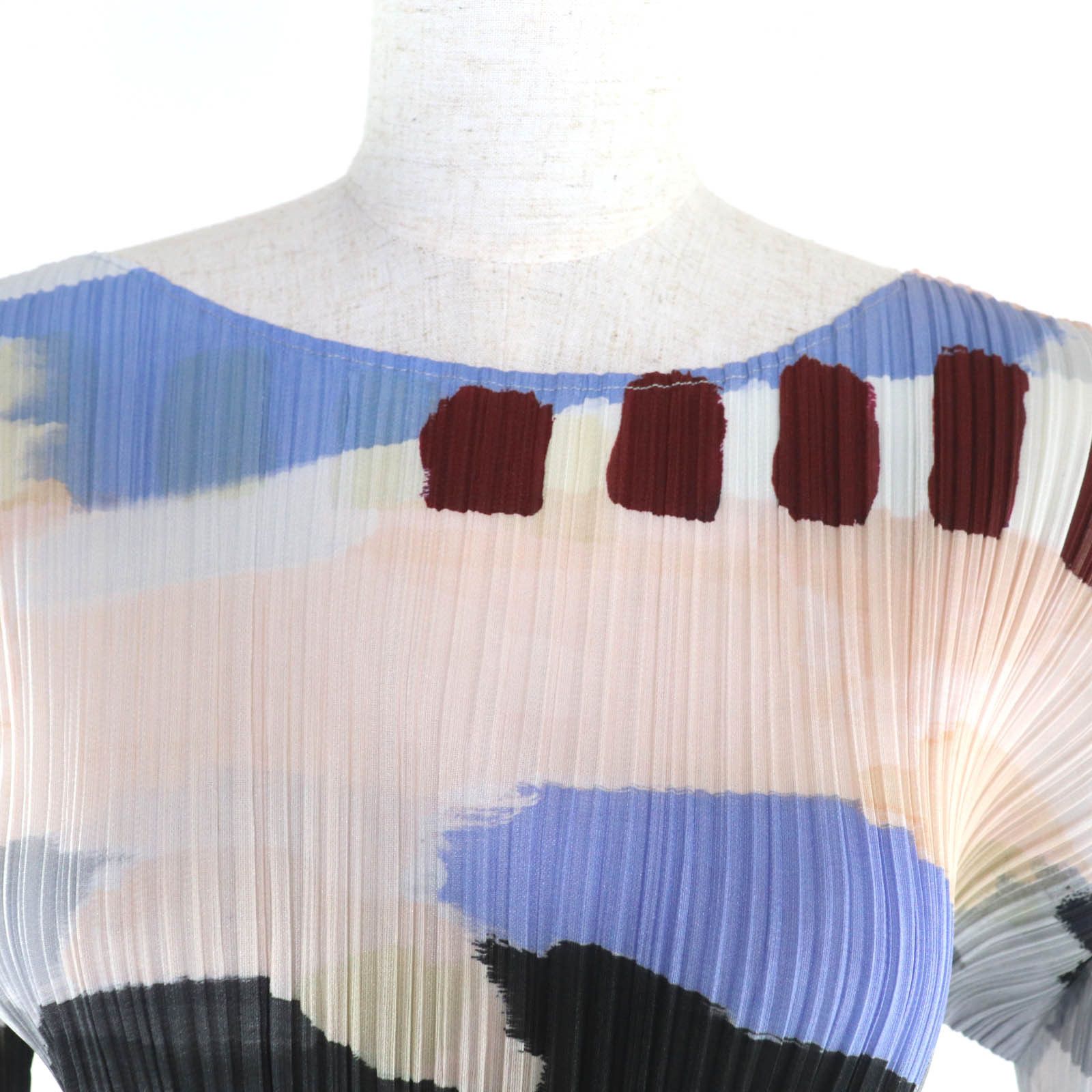 Issey Miyake Issey Miyake PLEATS PLEASE Multi Polyester Dress Others Dresses PP61-JT604 DUTY FREE for USA Size ONE SIZE - 4 Thumbnail