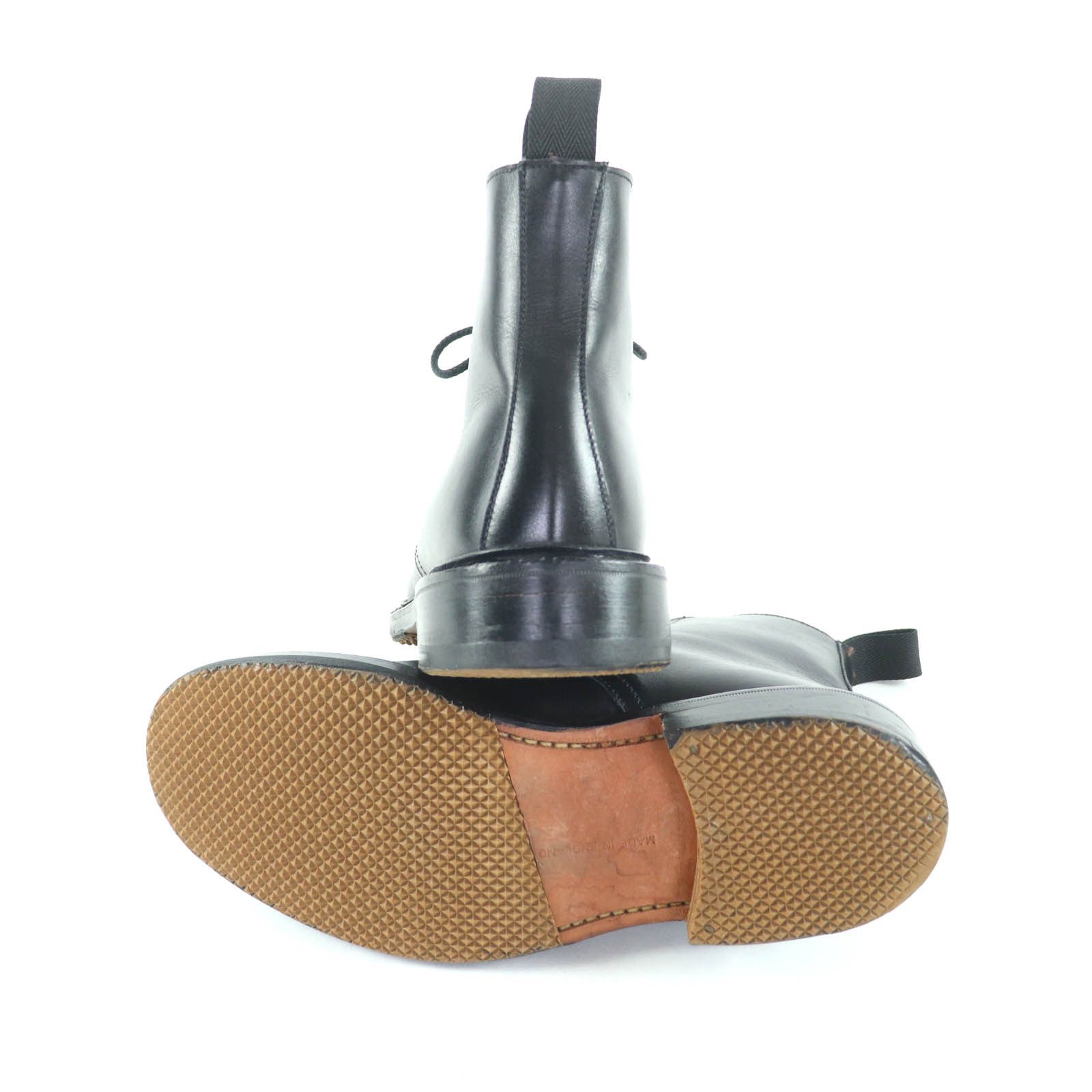 Other Other Tricker's Black Leather Short Boots Leather Shoes DUTY FREE for USA Size ONE SIZE - 6 Thumbnail