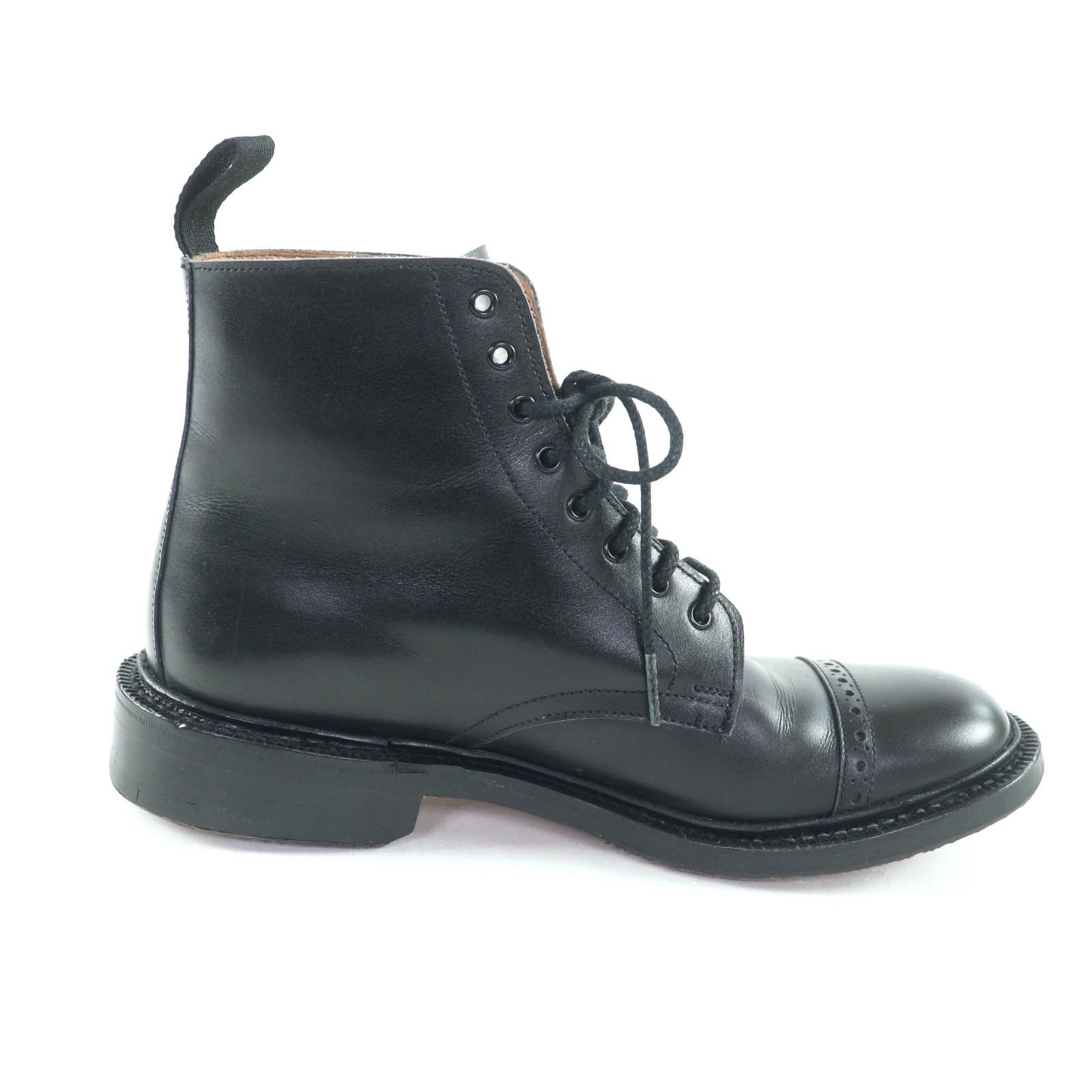 Other Other Tricker's Black Leather Short Boots Leather Shoes DUTY FREE for USA Size ONE SIZE - 5 Thumbnail