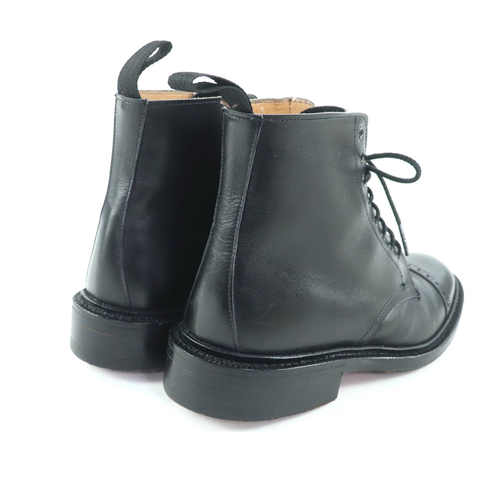 Other Other Tricker's Black Leather Short Boots Leather Shoes DUTY FREE for USA Size ONE SIZE - 2 Thumbnail
