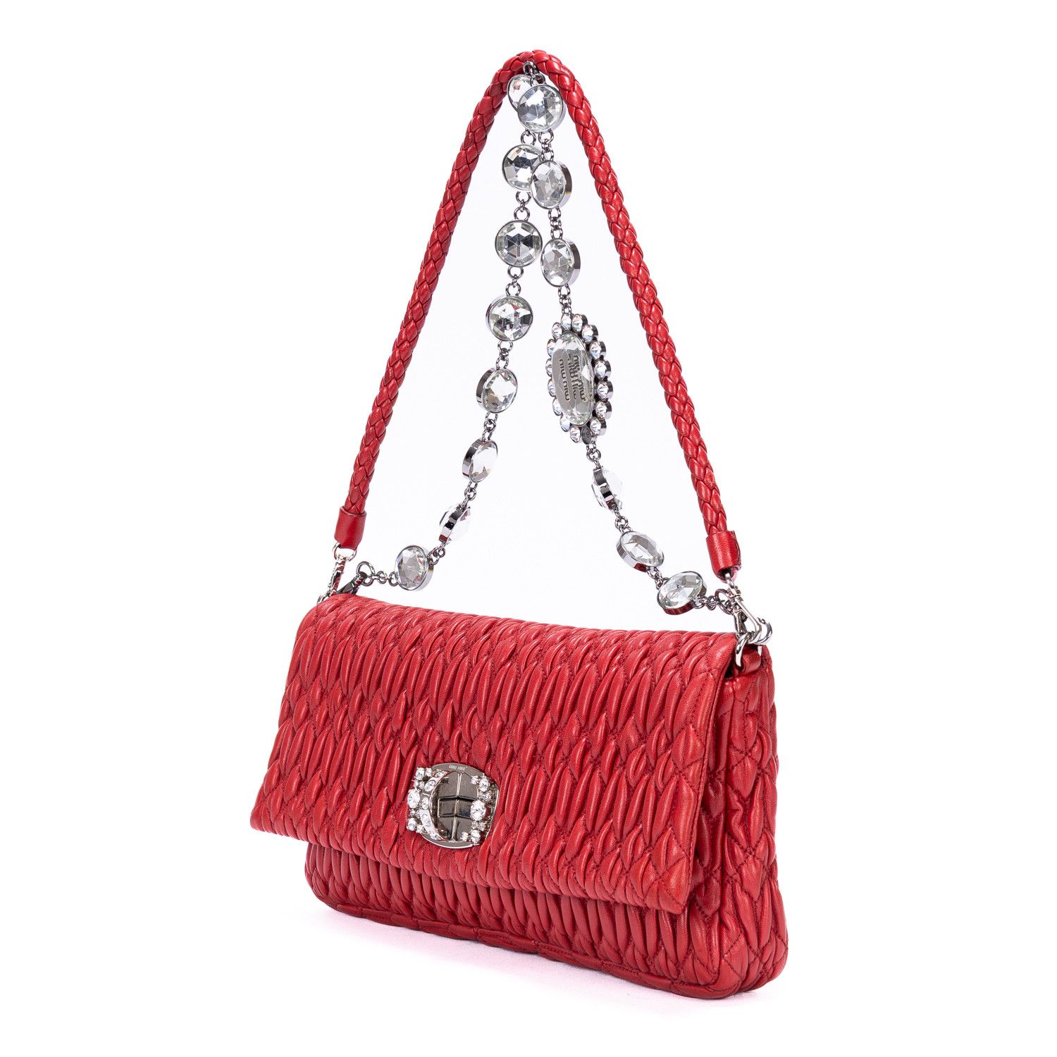 Miu Miu Crystal Cloque Size ONE SIZE - 2 Thumbnail