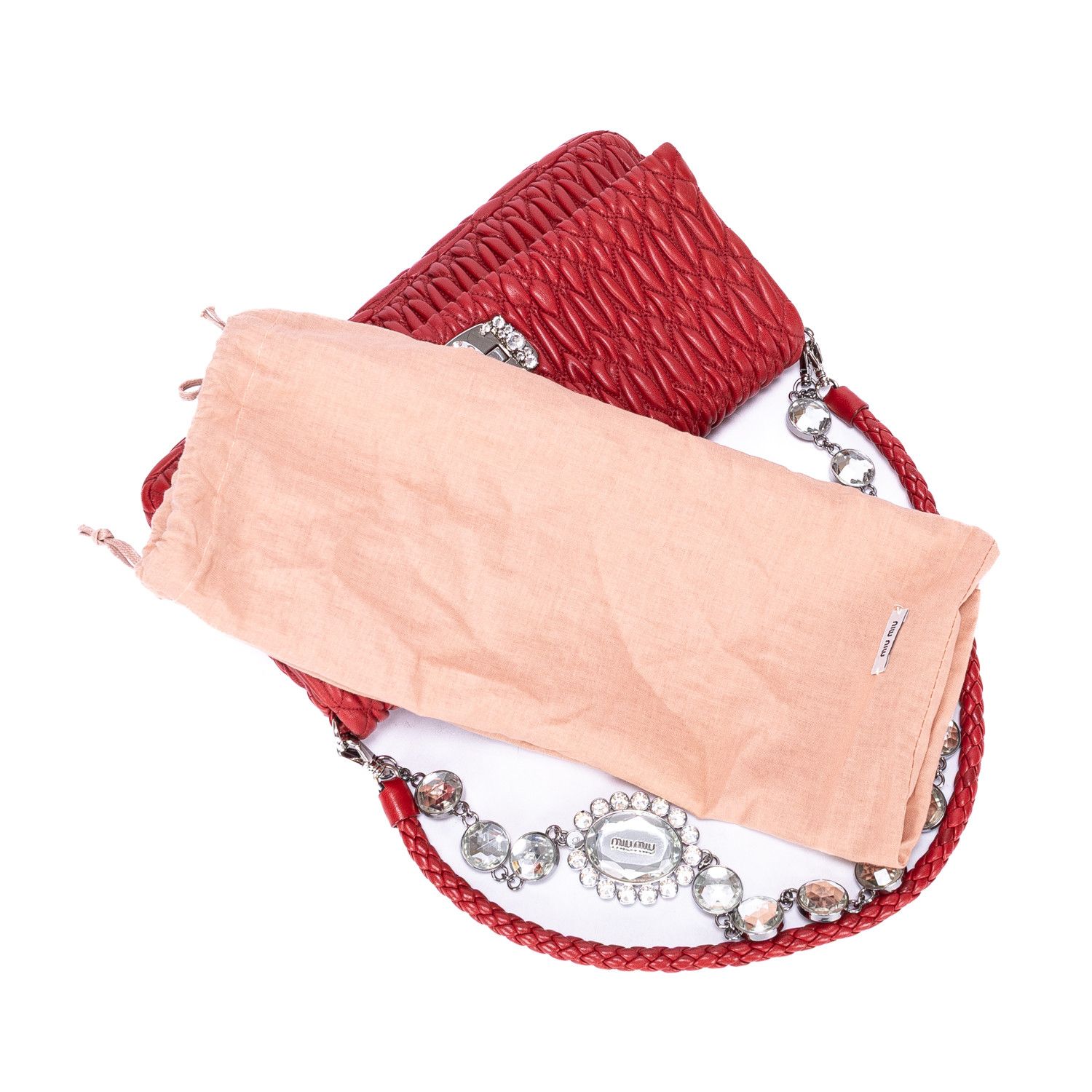 Miu Miu Crystal Cloque Size ONE SIZE - 12 Thumbnail