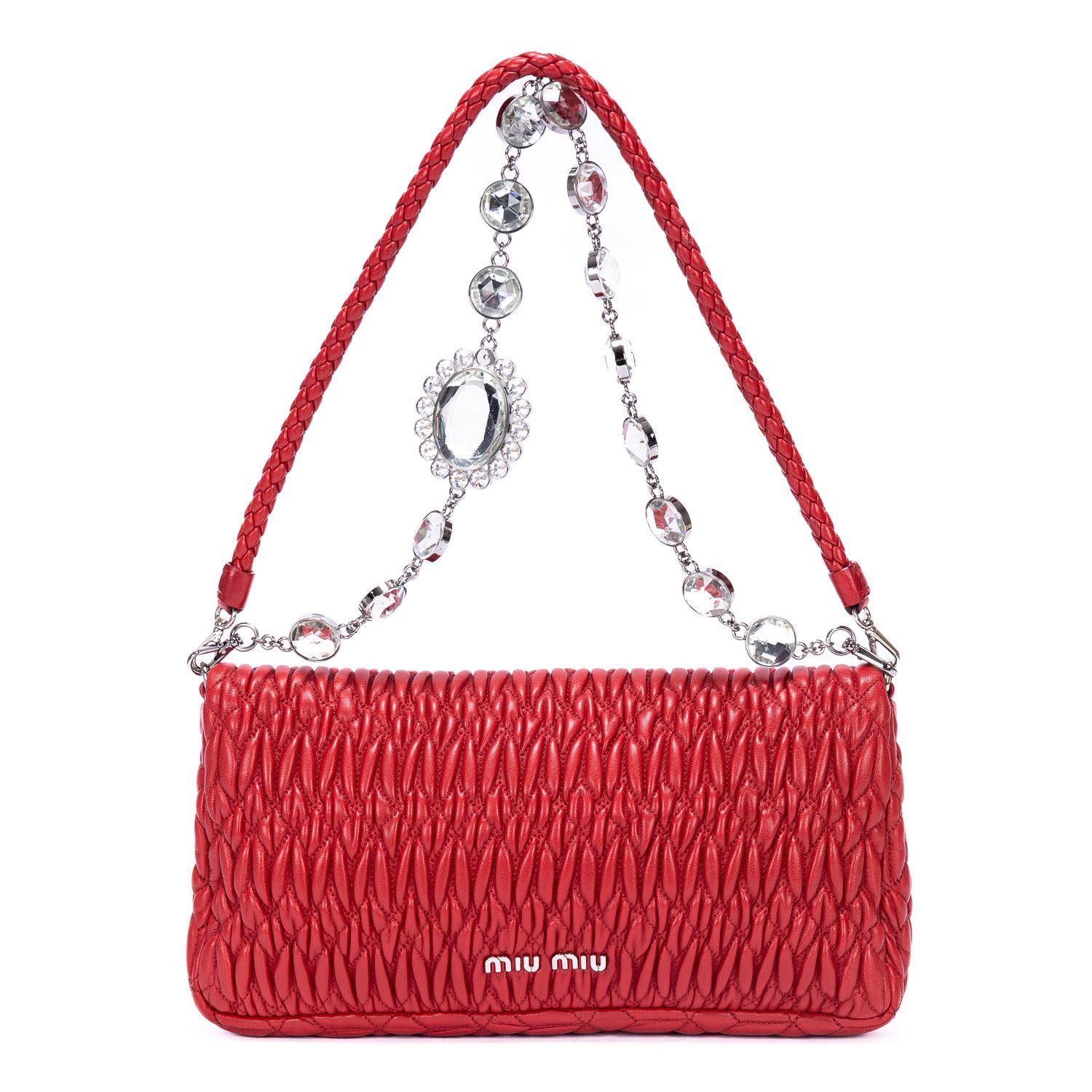 Miu Miu Crystal Cloque Size ONE SIZE - 4 Thumbnail