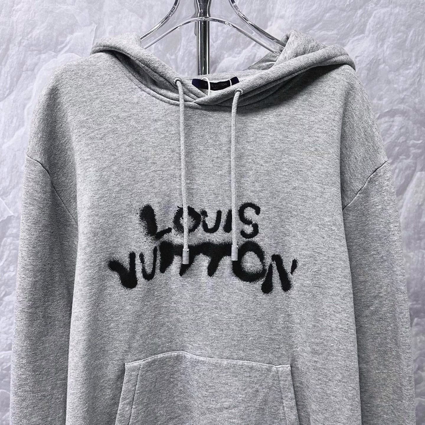 Louis Vuitton gray neon hoodie with Louis Vuitton logo Size US L / EU 52-54 / 3 - 2 Thumbnail