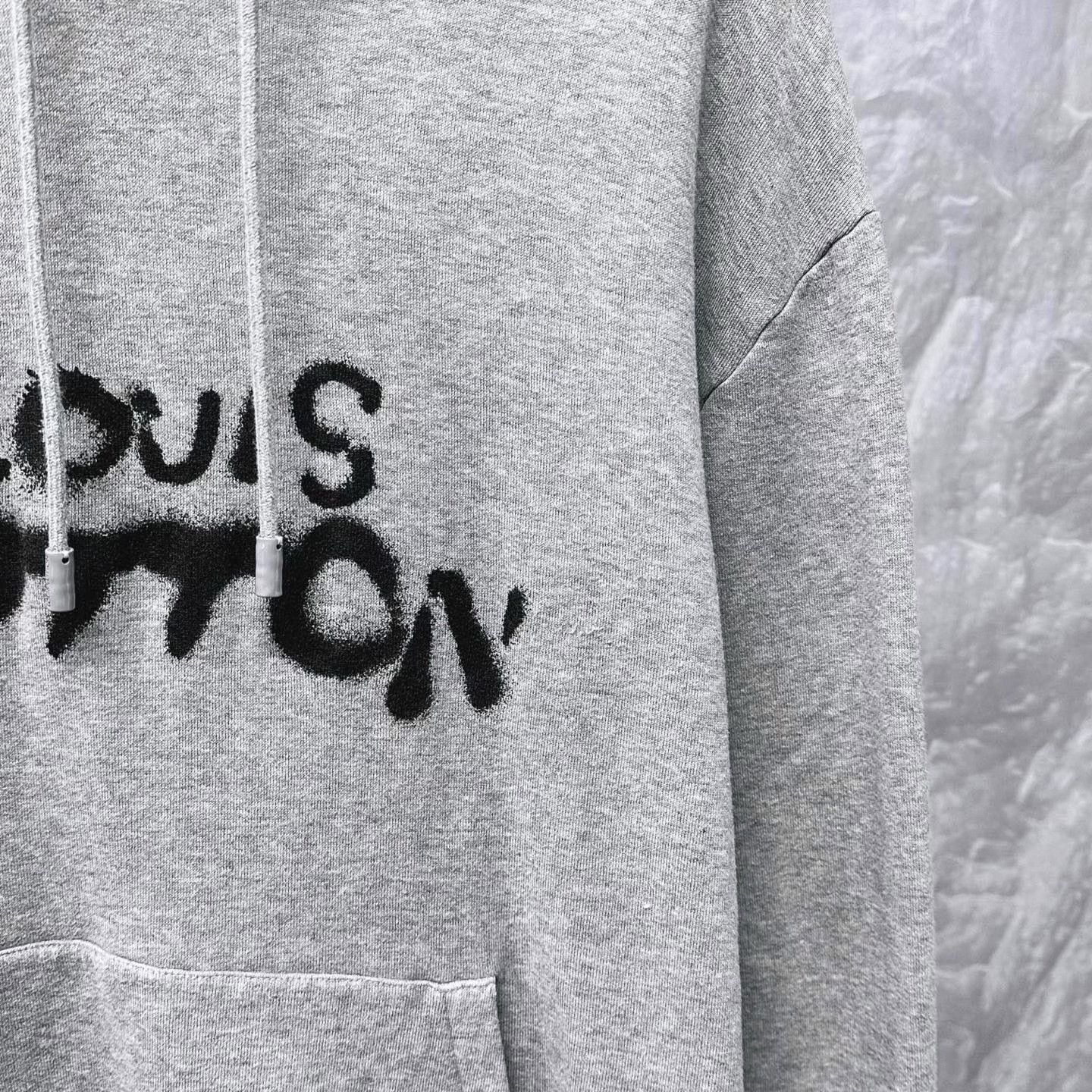 Louis Vuitton gray neon hoodie with Louis Vuitton logo Size US L / EU 52-54 / 3 - 3 Thumbnail