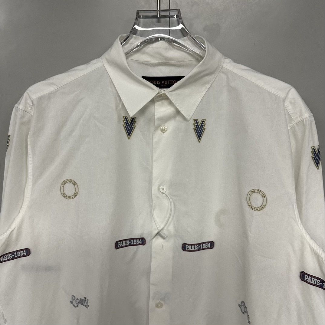 Louis Vuitton louis vuitton long sleeve logo shirt XXL Size US XXL / EU 58 / 5 - 2 Thumbnail