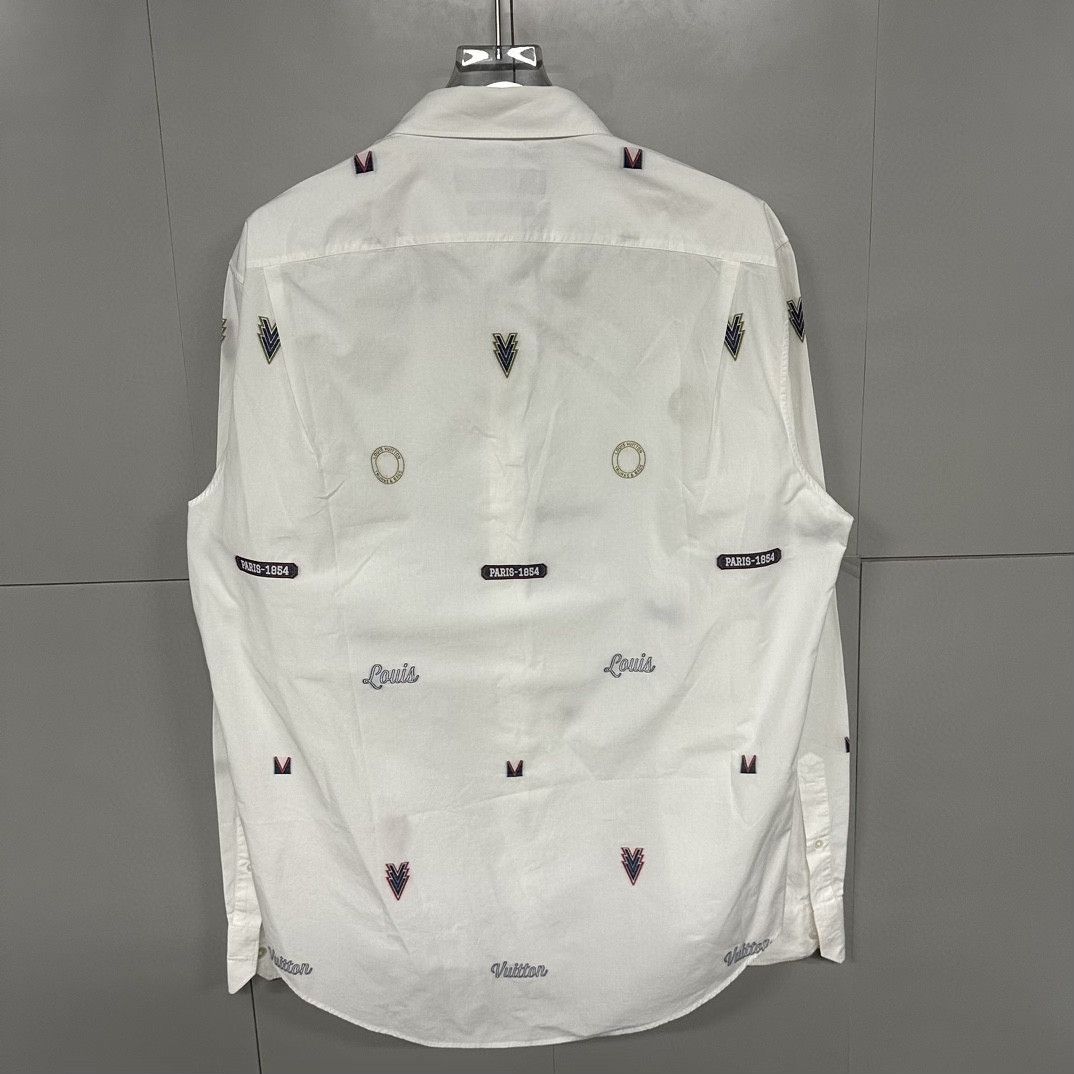 Louis Vuitton louis vuitton long sleeve logo shirt XXL Size US XXL / EU 58 / 5 - 4 Thumbnail