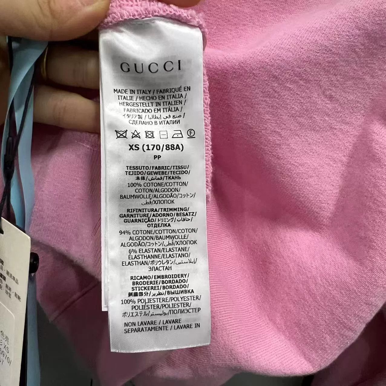Gucci gucci pink sequined logo hoodie Size XS / US 0-2 / IT 36-38 - 5 Thumbnail