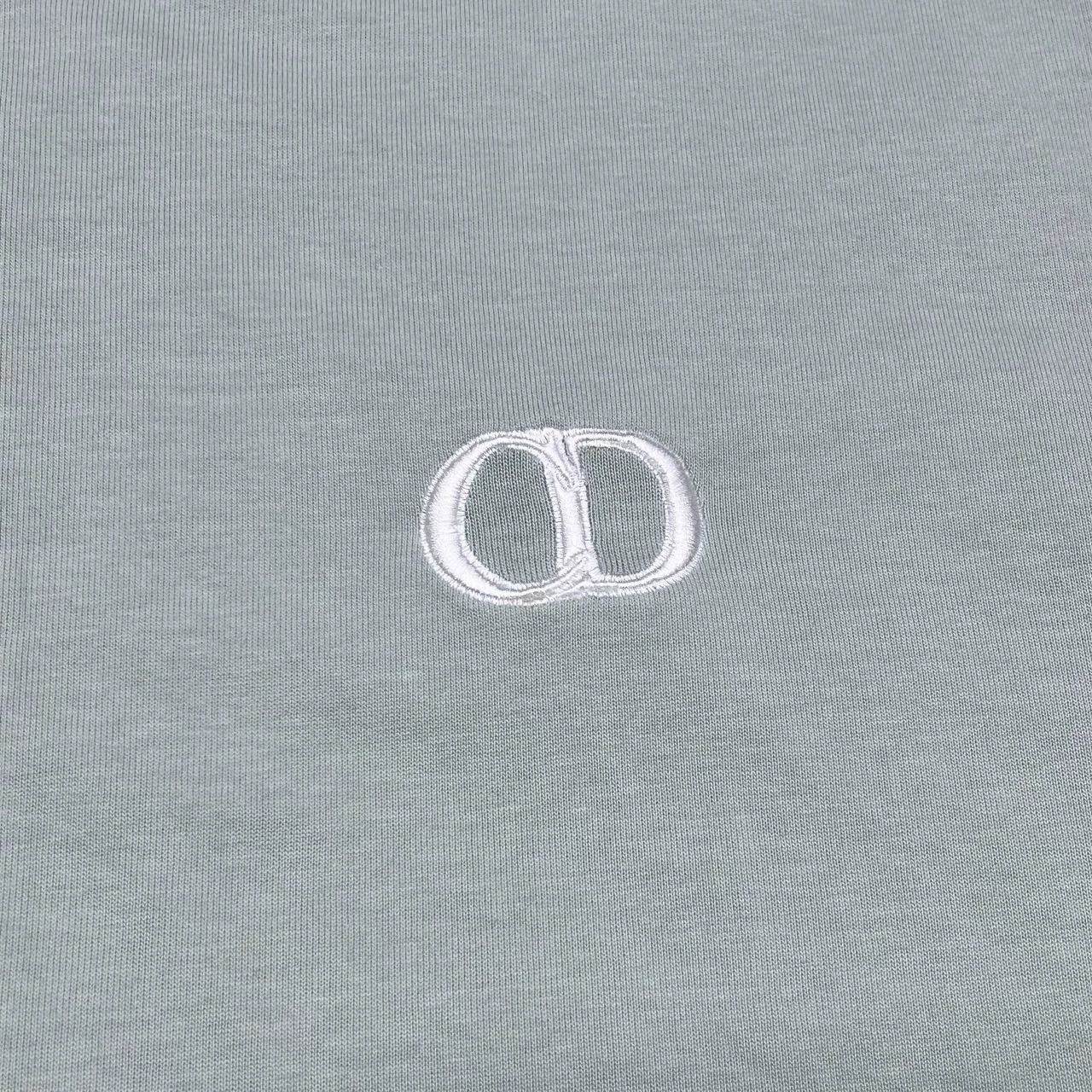 Dior dior embroidered logo mint green t-shirt Size US M / EU 48-50 / 2 - 2 Thumbnail