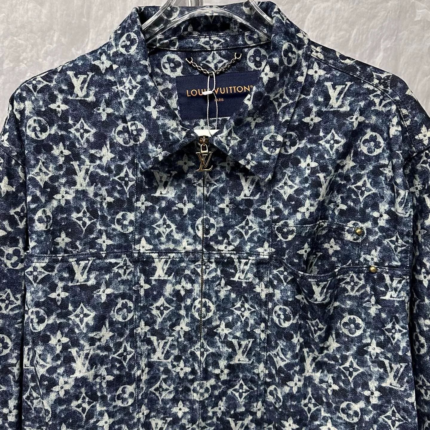 Louis Vuitton louis vuitton denim jacket with floral print Size US L / EU 52-54 / 3 - 2 Thumbnail