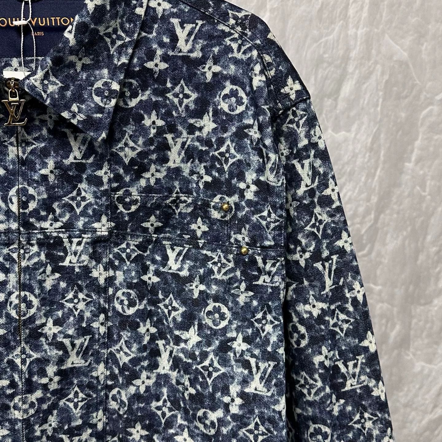 Louis Vuitton louis vuitton denim jacket with floral print Size US L / EU 52-54 / 3 - 3 Thumbnail