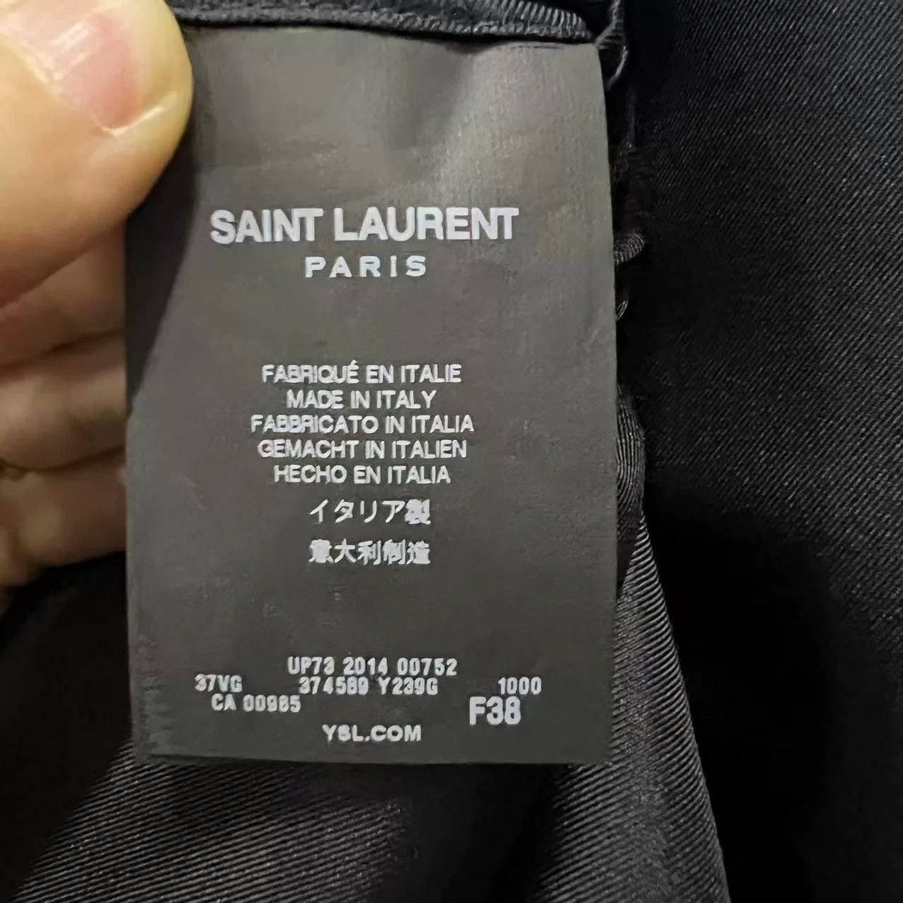 Saint Laurent Paris saint laurent embroidered black blazer jacket Size US M / EU 48-50 / 2 - 4 Thumbnail