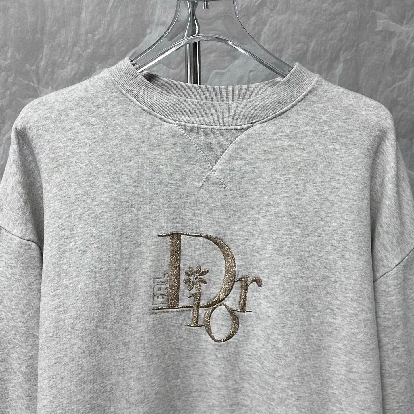 Dior dior by erl embroidered logo sweatshirt Size US L / EU 52-54 / 3 - 2 Thumbnail