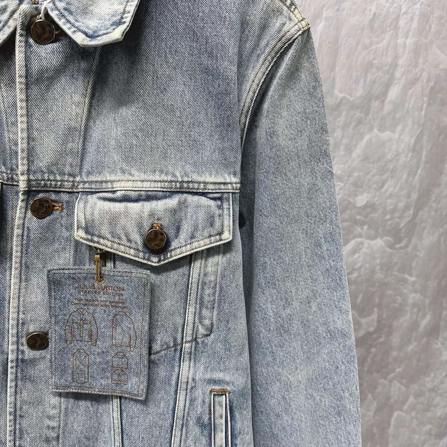 Louis Vuitton louis vuitton blue denim jacket size 46 Size US L / EU 52-54 / 3 - 3 Thumbnail