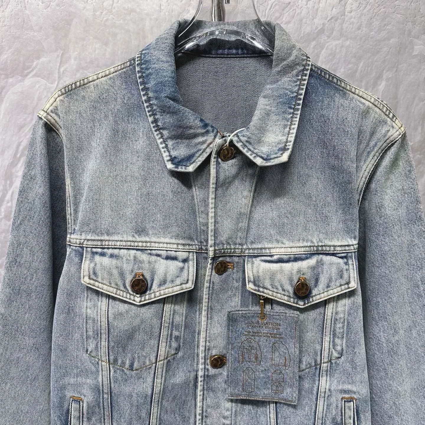 Louis Vuitton louis vuitton blue denim jacket size 46 Size US L / EU 52-54 / 3 - 2 Thumbnail