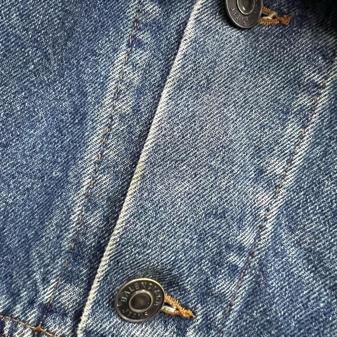 Balenciaga balenciaga logo embroidered denim jacket Size US L / EU 52-54 / 3 - 4 Thumbnail