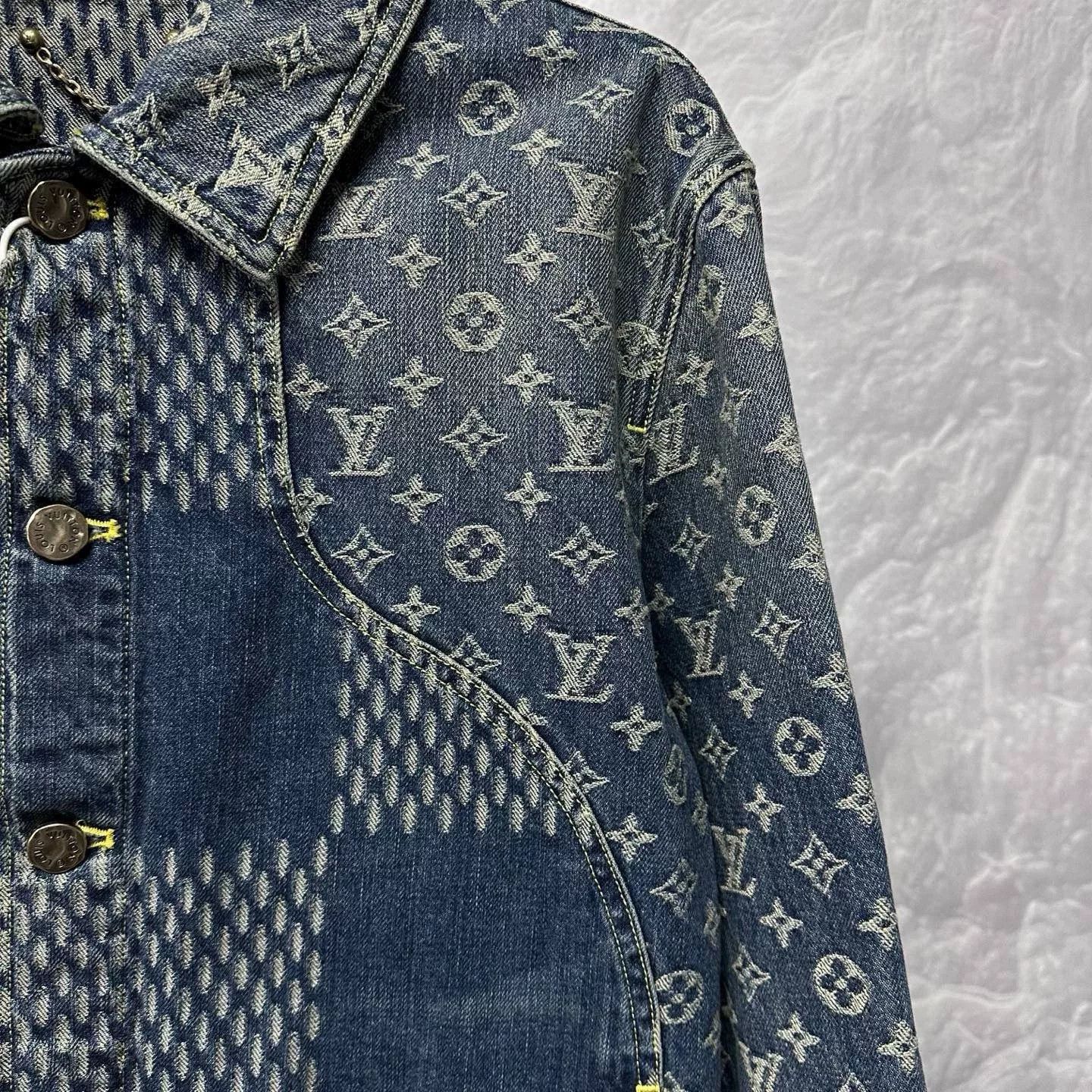 Louis Vuitton louis vuitton nigo denim jacket in blue Size US L / EU 52-54 / 3 - 3 Thumbnail