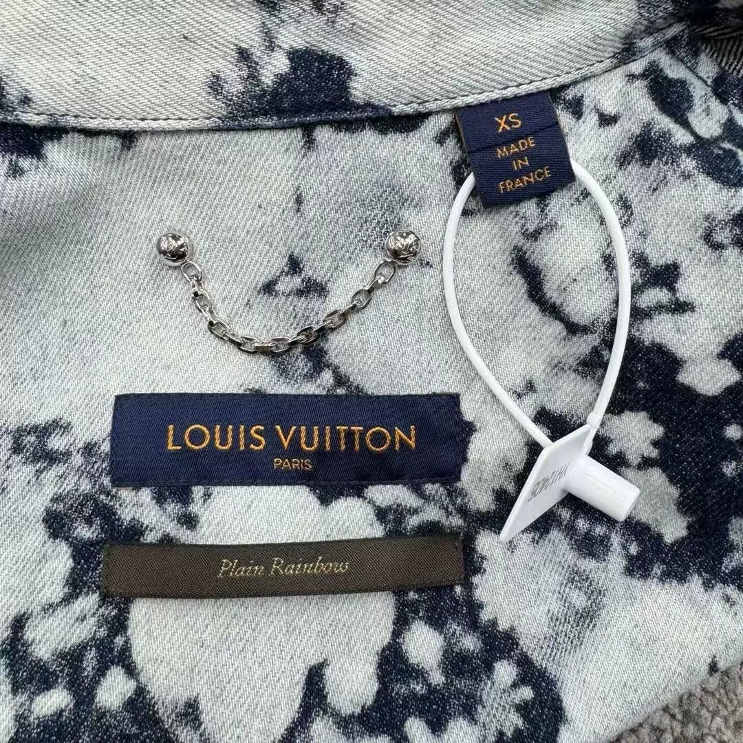Louis Vuitton louis vuitton green floral denim jacket Size XS / US 0-2 / IT 36-38 - 3 Thumbnail