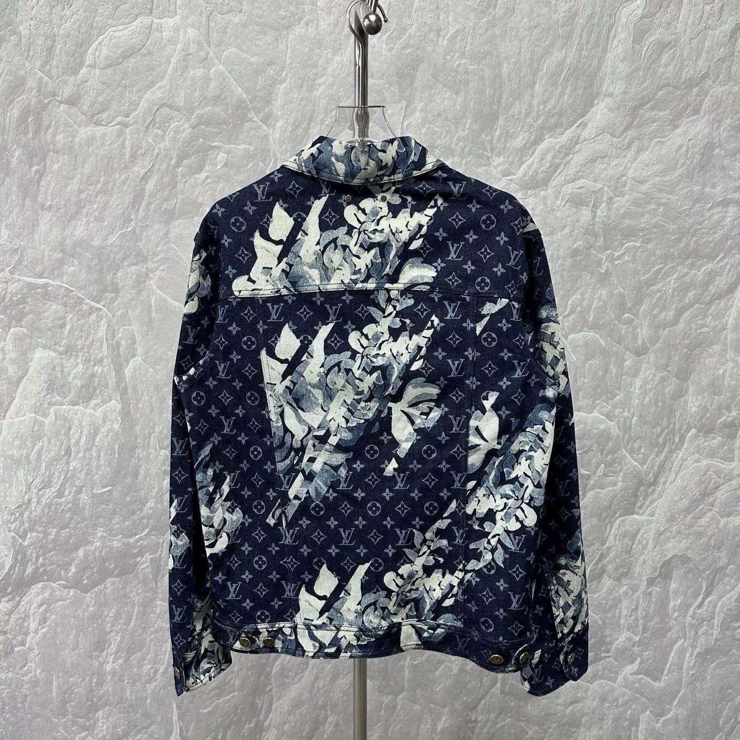 Louis Vuitton louis vuitton floral denim jacket SS24 Size XL / US 12-14 / IT 48-50 - 4 Thumbnail