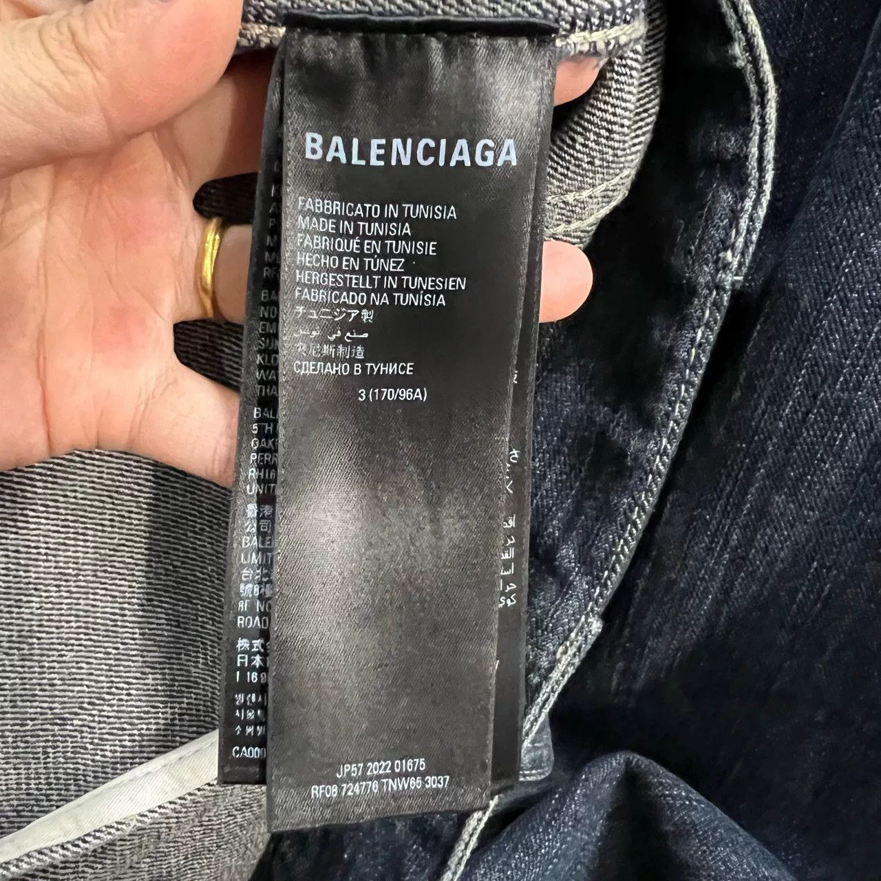 Balenciaga balenciaga x adidas denim hooded jacket Size US M / EU 48-50 / 2 - 3 Thumbnail