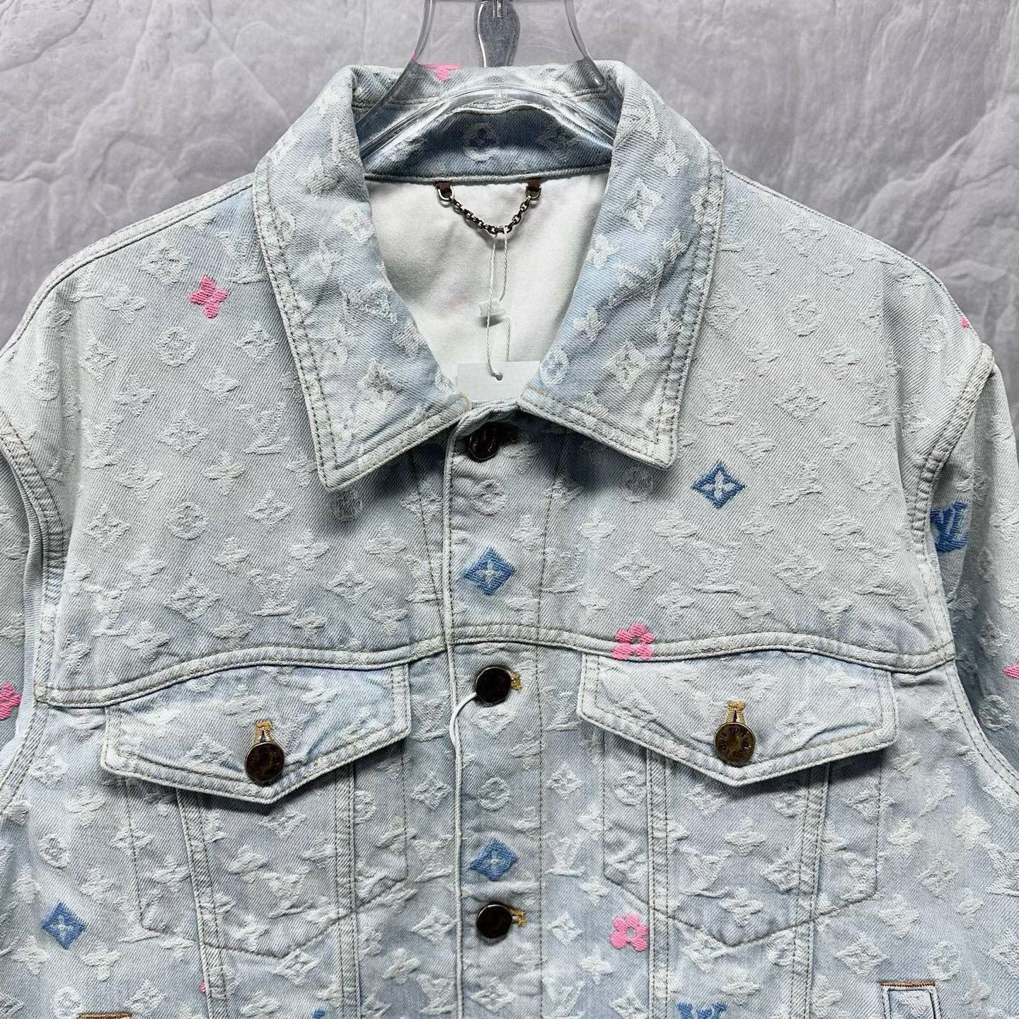 Louis Vuitton louis vuitton fw24 tyler embroidered denim jacket Size US L / EU 52-54 / 3 - 2 Thumbnail