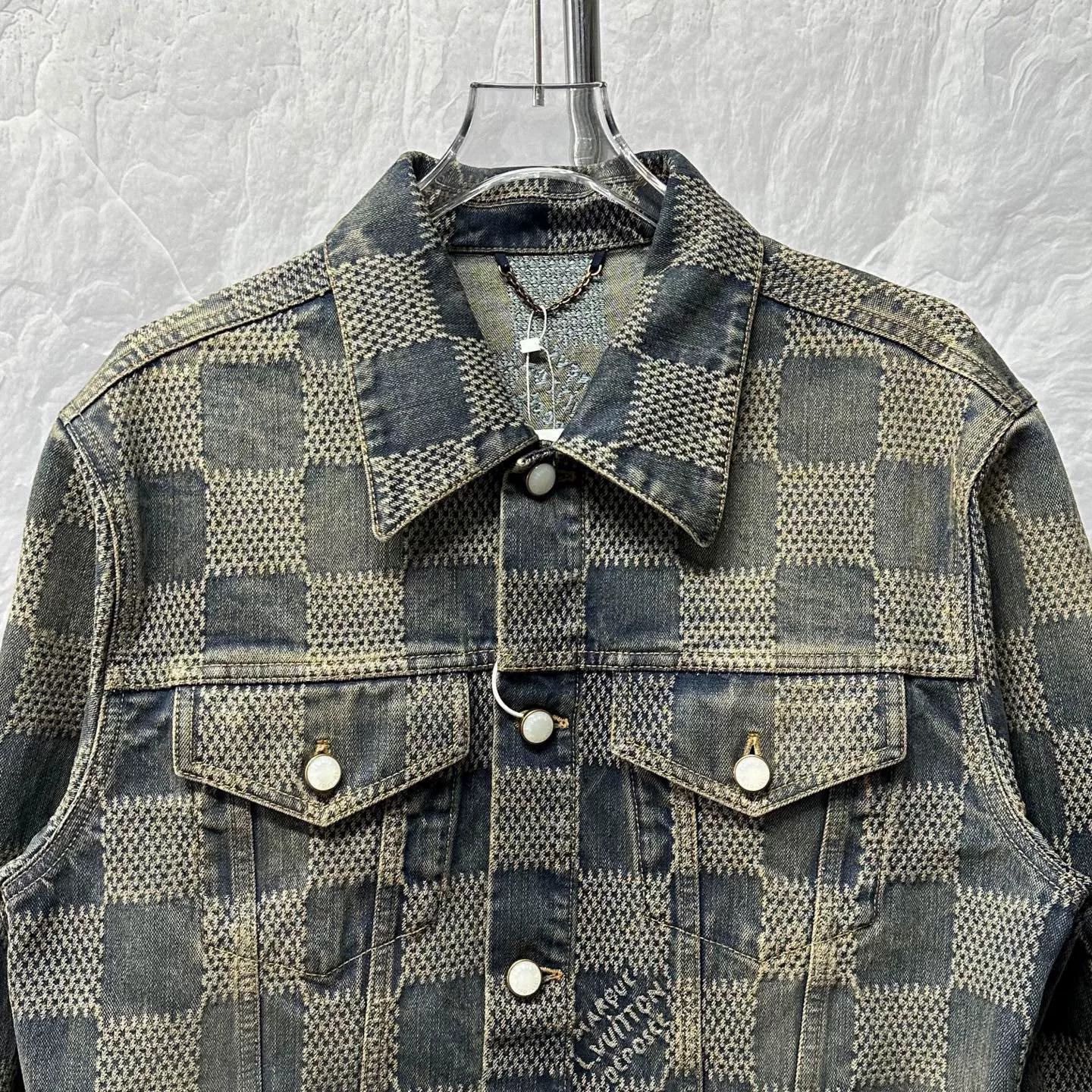 Louis Vuitton louis vuitton ss24 checkered denim jacket Size US L / EU 52-54 / 3 - 3 Thumbnail