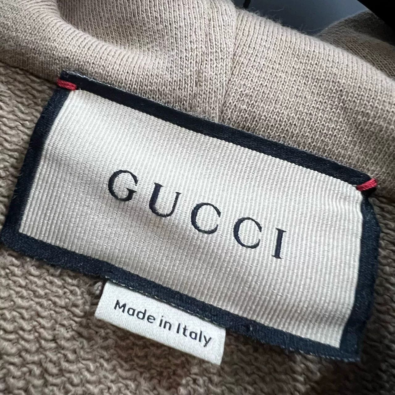 Gucci gucci beige half-zip hoodie in xs Size US XS / EU 42 / 0 - 4 Thumbnail