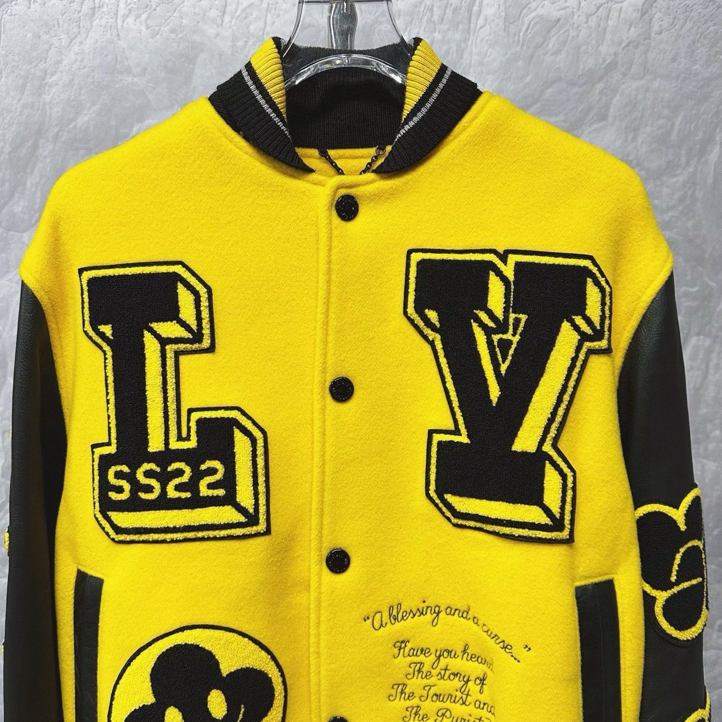 Louis Vuitton louis vuitton yellow varsity jacket with graphics Size US L / EU 52-54 / 3 - 2 Thumbnail