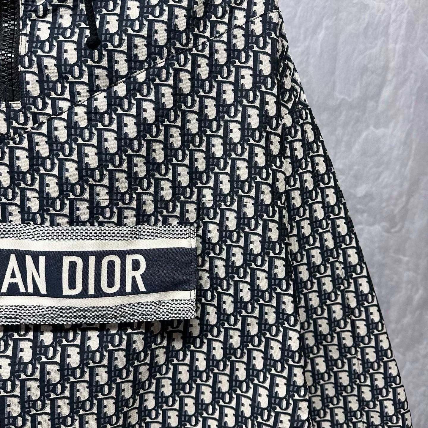 Dior dior printed half-zip oversized hooded sweatshirt Size XS / US 0-2 / IT 36-38 - 3 Thumbnail