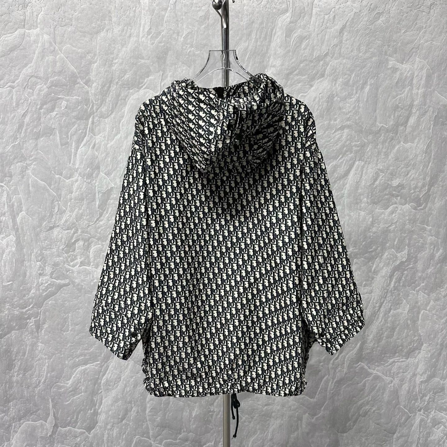 Dior dior printed half-zip oversized hooded sweatshirt Size XS / US 0-2 / IT 36-38 - 4 Thumbnail