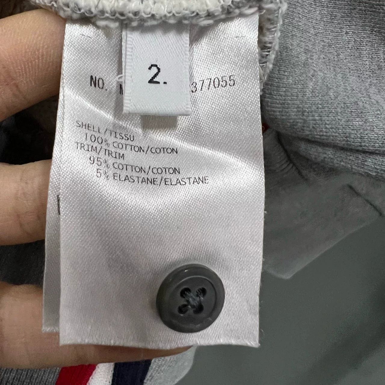 Thom Browne thom browne gray striped sweatshirt size 2 Size US M / EU 48-50 / 2 - 6 Thumbnail
