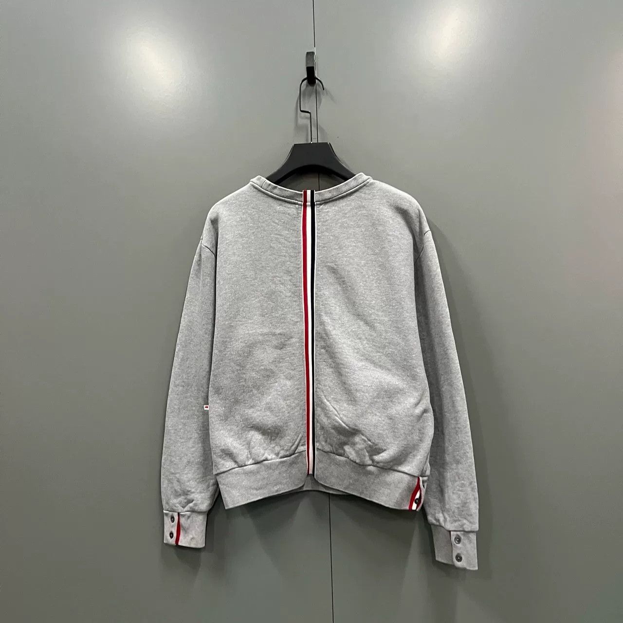Thom Browne thom browne gray striped sweatshirt size 2 Size US M / EU 48-50 / 2 - 2 Thumbnail