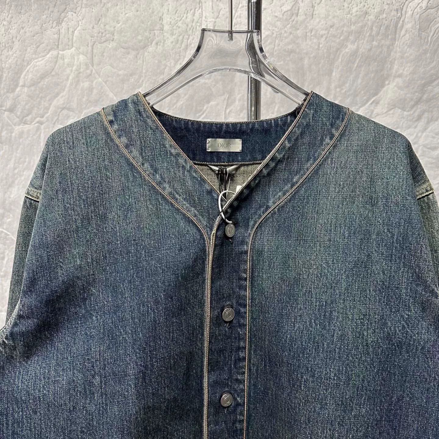 Dior dior denim tears baseball jacket Size US L / EU 52-54 / 3 - 3 Thumbnail